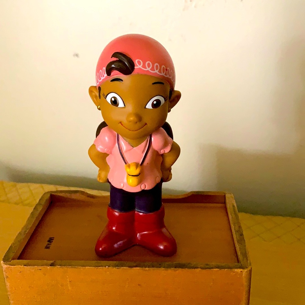 DISNEY NEVERLAND JAKE 5” BATH TOY FIGURE CAKE TOPPER